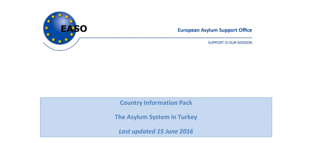 Η PRO ASYL και η Υποστήριξη Προσφύγων στο Αιγαίο καλούν την Ευρωπαϊκή Υπηρεσία Υποστήριξης για το Άσυλο (EASO) να δημοσιεύσει μια κρίσιμη έκθεση σχετικά με το σύστημα ασύλου στην Τουρκία σύμφωνα με την αρχή της διαφάνειας.