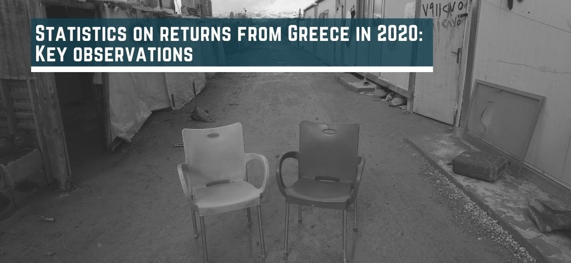 Statistics on returns from Greece in 2020 Key observations