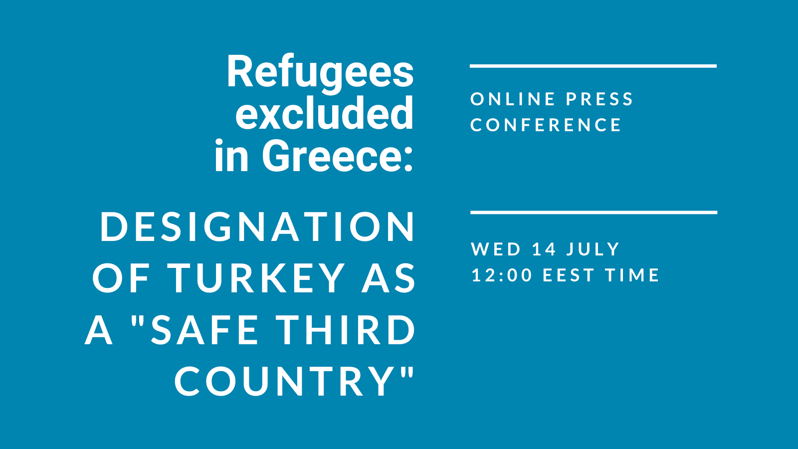 Twitter - Refugees excluded in Greece