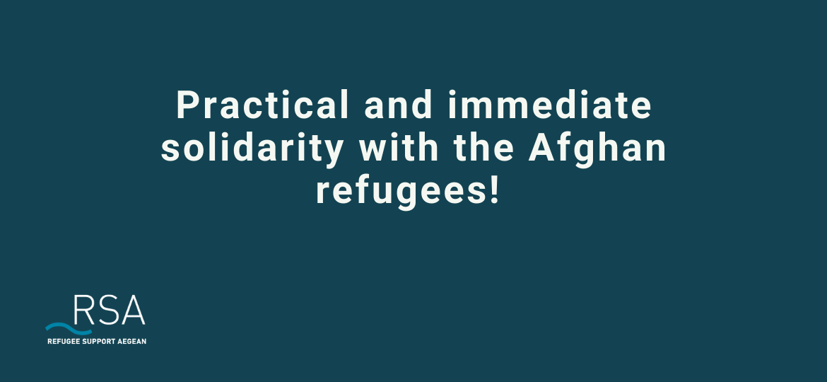 rsa cover en Practical and immediate solidarity with the Afghan refugees