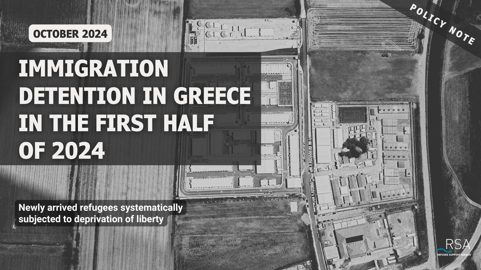 Immigration detention in Greece in the first half of 2024