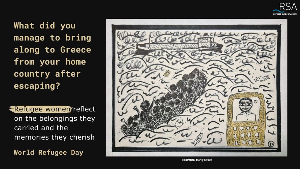 Refugee women reflect on the belongings they carried and the memories they cherish
