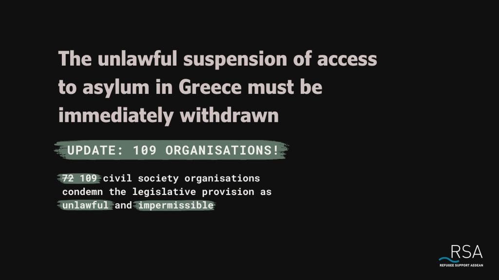 109 civil society organisations condemn the legislative provision as unlawful and impermissible