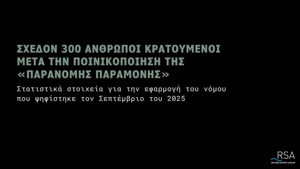 Στατιστικά στοιχεία για την εφαρμογή του νόμου που ψηφίστηκε τον Σεπτέμβριο του 2025