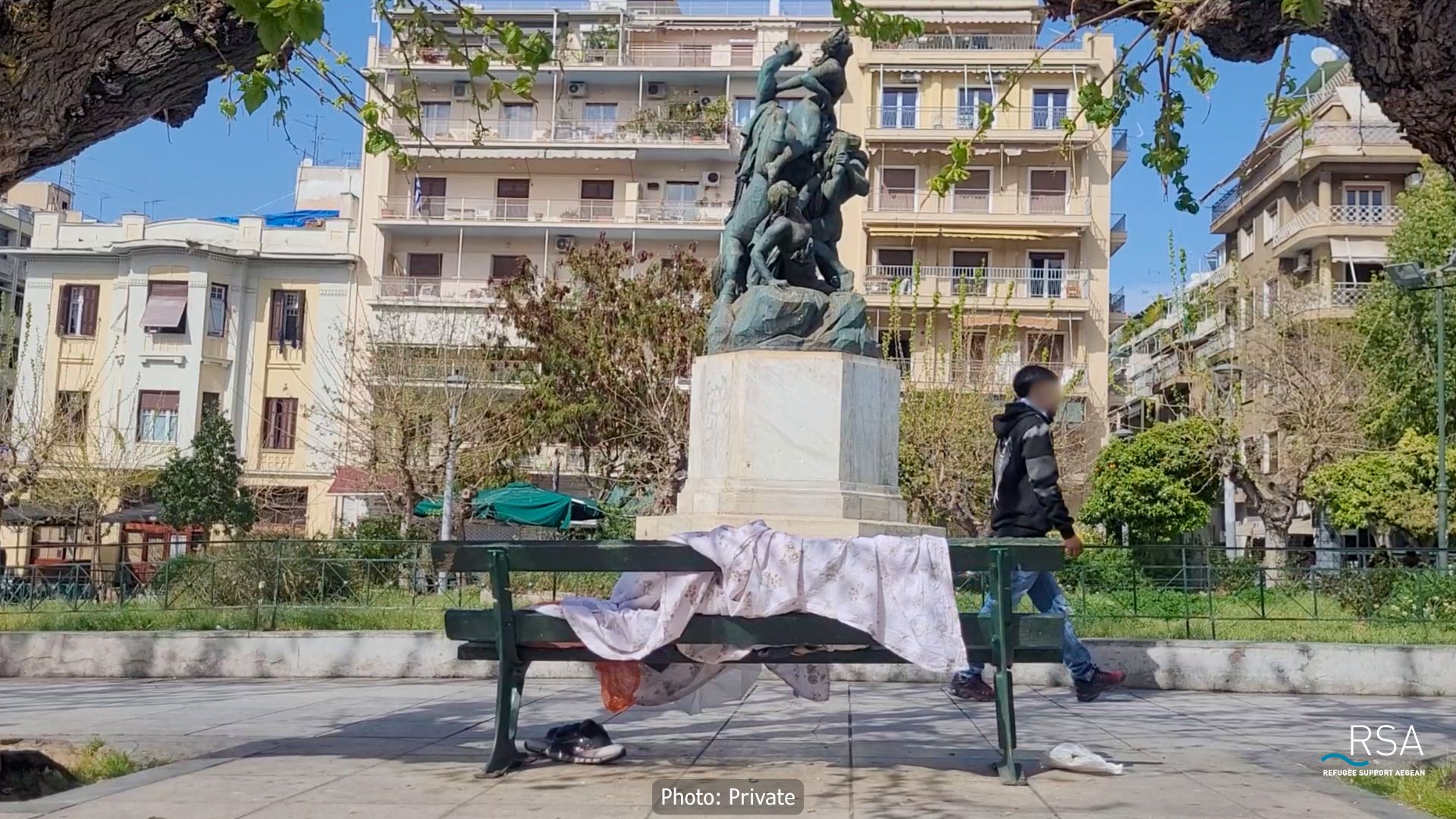 Αναγνωρισμένοι Πρόσφυγες 2025. Φωτό: Κέντρο Αθήνας, άστεγοι